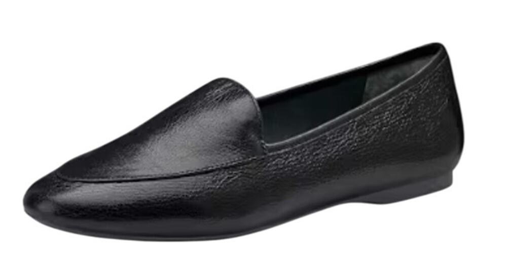 Birdies Womens The Vesper Flats Size 12 EU 42.5 Black Leather EUC